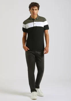 Polo colorblock