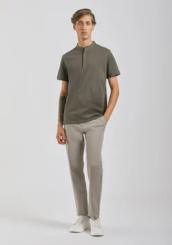 Polo coreana 100% cotone