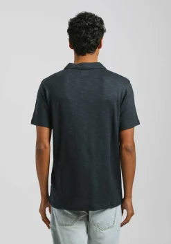 Polo effetto lino