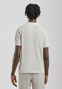 Polo in maglia forata