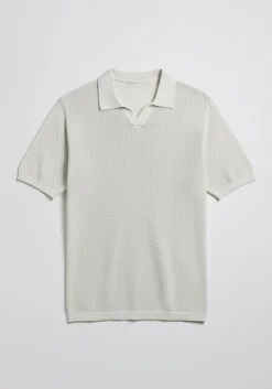 Polo in maglia forata
