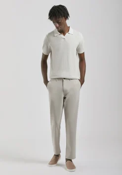 Polo in maglia forata