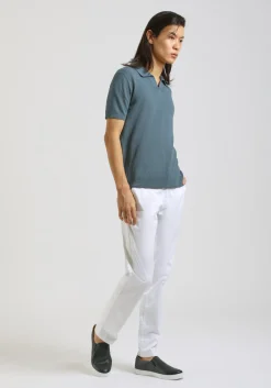 Polo in maglia forata