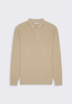 Polo manica lunga con bottoni