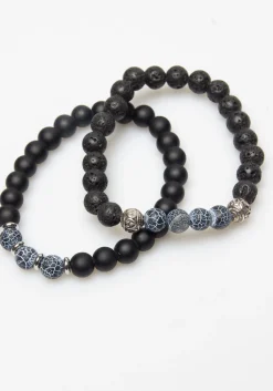 Set di bracciali in pietra