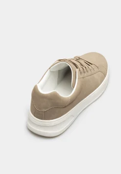 Sneakers effetto pelle