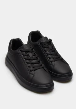 Sneakers effetto pelle