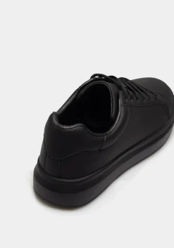 Sneakers effetto pelle