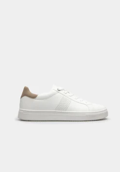 Sneakers effetto pelle