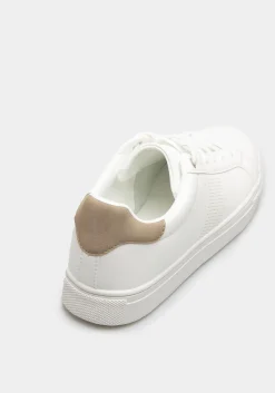 Sneakers effetto pelle