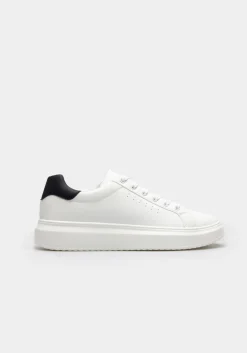 Sneakers effetto pelle
