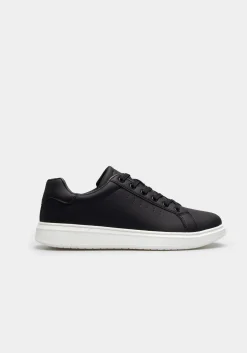 Sneakers effetto pelle