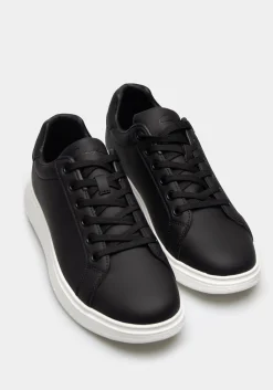 Sneakers effetto pelle
