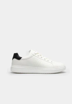 Sneakers effetto pelle