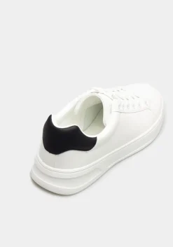 Sneakers effetto pelle