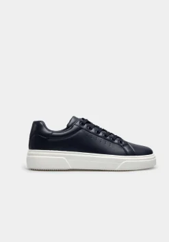 Sneakers effetto pelle