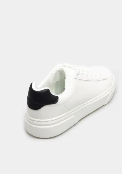 Sneakers effetto pelle