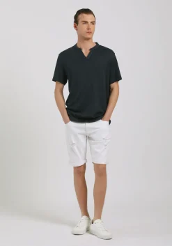 T-shirt con scollo a V