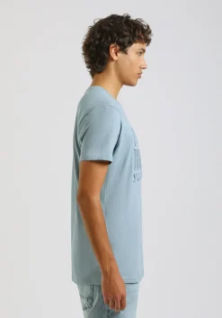 T-shirt con stampa a rilievo