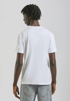 T-shirt con stampa a rilievo