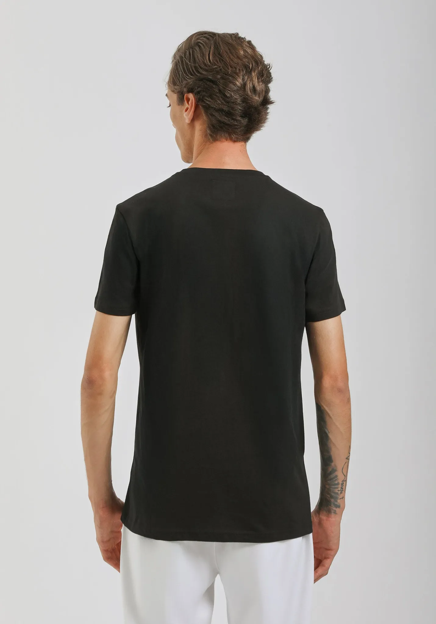 T-shirt con stampa a rilievo