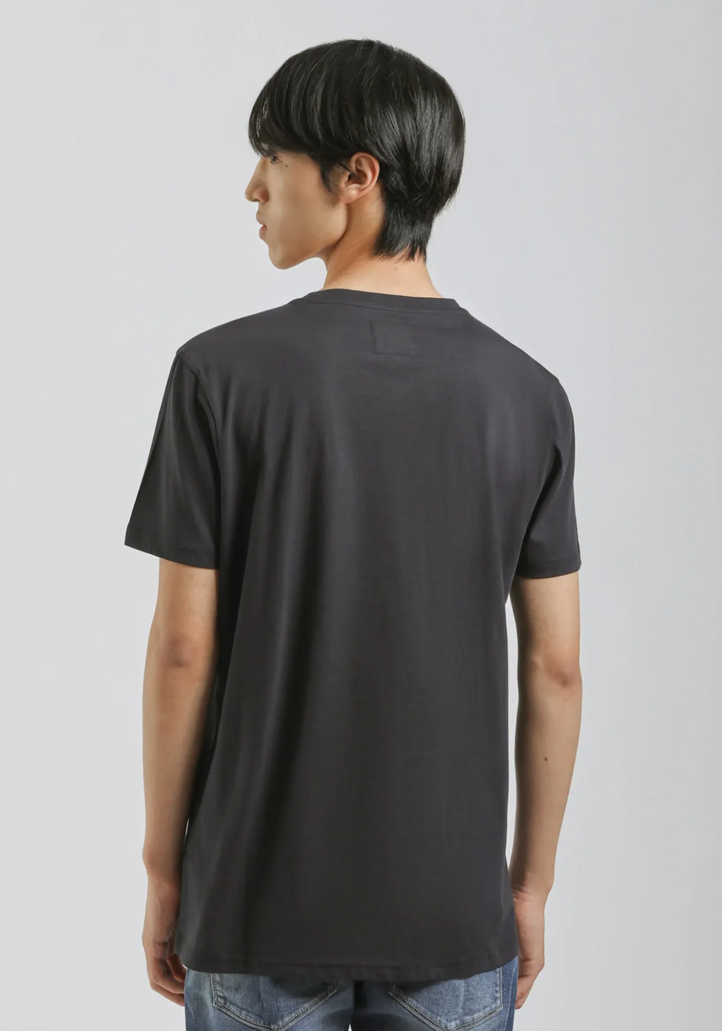 T-shirt con stampa a rilievo