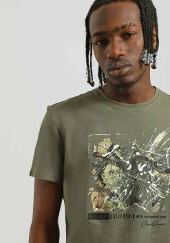 T-shirt 100% cotone con stampa