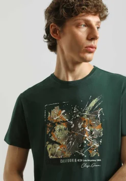 T-shirt 100% cotone con stampa