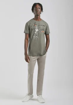 T-shirt 100% cotone con stampa