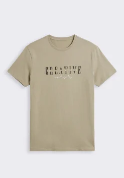 T-shirt 100% cotone con stampa