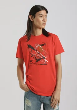 T-shirt 100% cotone con stampa