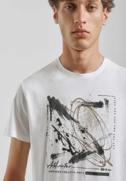 T-shirt 100% cotone con stampa