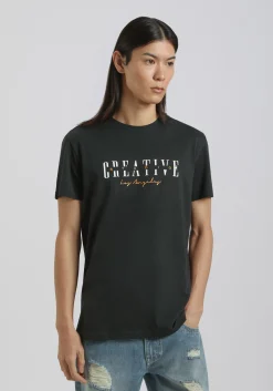 T-shirt 100% cotone con stampa