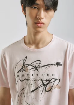 T-shirt 100% cotone con stampa