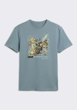 T-shirt 100% cotone con stampa