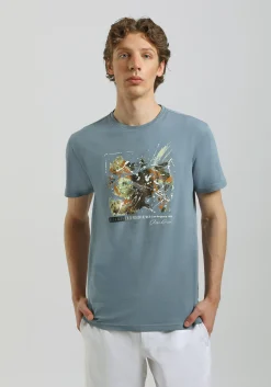 T-shirt 100% cotone con stampa