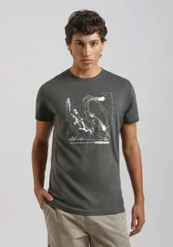 T-shirt 100% cotone con stampa