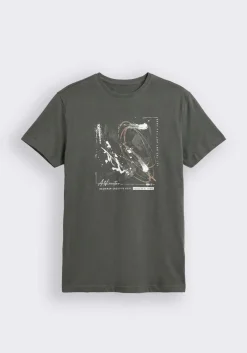 T-shirt 100% cotone con stampa