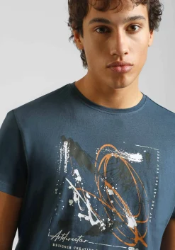 T-shirt 100% cotone con stampa