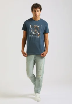 T-shirt 100% cotone con stampa