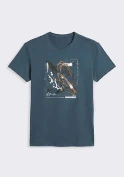 T-shirt 100% cotone con stampa