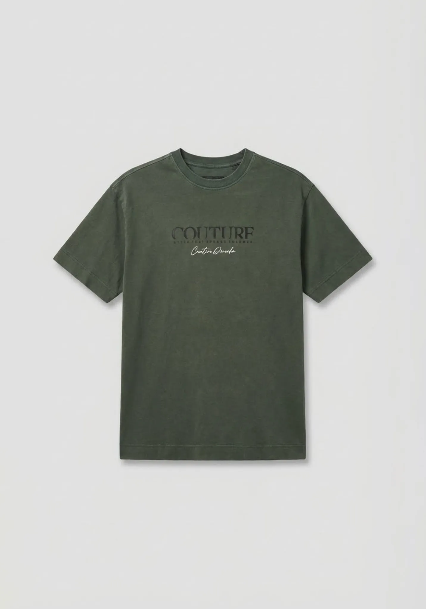 T-shirt effetto lavato con stampa