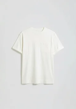 T-shirt effetto lavato con taschino
