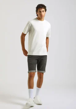 T-shirt effetto lavato con taschino