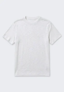 T-shirt effetto lino