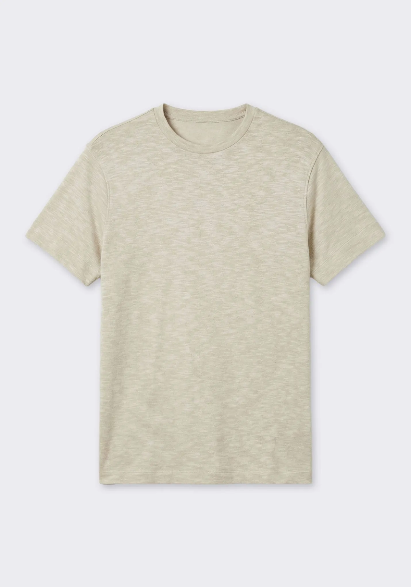 T-shirt effetto lino