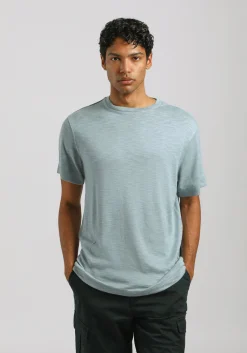 T-shirt effetto lino