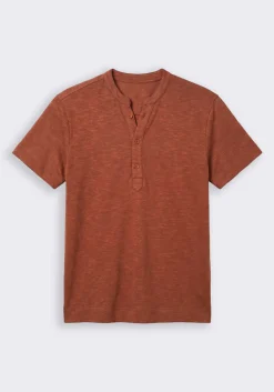 T-shirt effetto lino