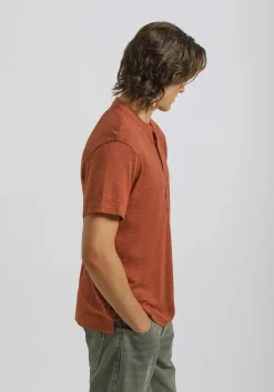 T-shirt effetto lino