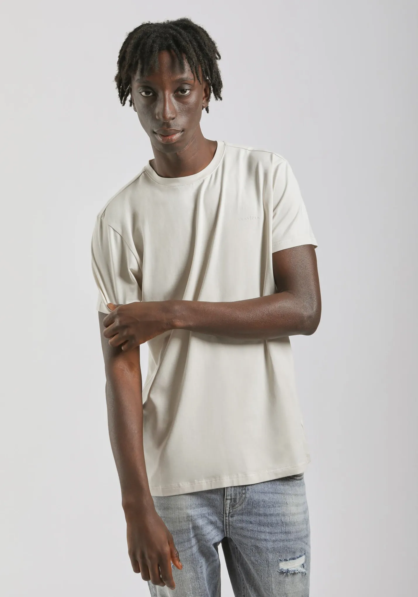 T-shirt elastica con stampa